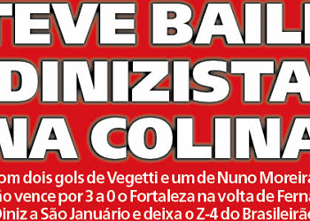 Confira as manchetes dos jornais após Vasco 3 x 0 Fortaleza