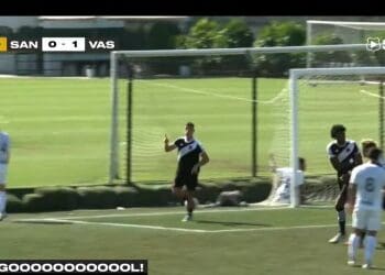 Sub-23: Intervalo no CT Rei Pelé; Vasco lidera o Santos por 1 a 0; confira o gol de Bruno Lopes