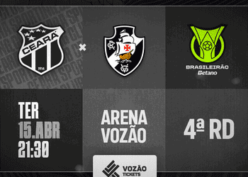 Informações sobre os ingressos para Ceará x Vasco