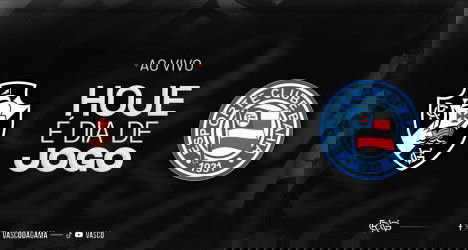 Hoje é dia de jogo do Vasco e Botafogo.