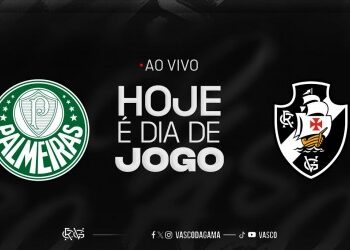 Palmeiras e Vasco jogando ao vivo neste domingo.