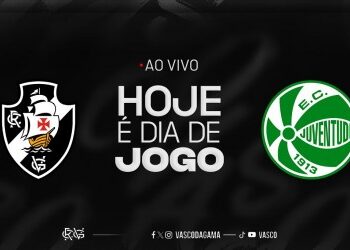 No logo do Vasco e do Jundiaí, ambos com fundo preto.