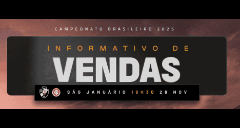 Campeonato Brasileiro 2025: vendas de ingressos abertas.