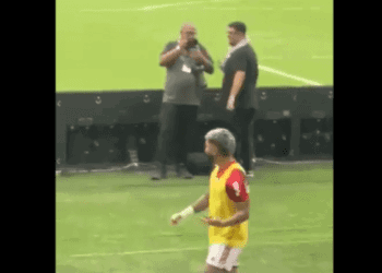 Gabigol no clássico contra o Vasco