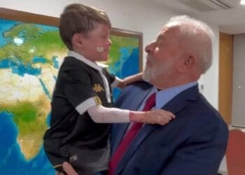 Gui com o presidente Lula