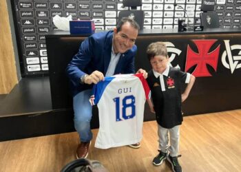 Gui e presidente do Fortaleza