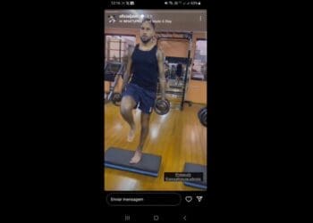 Jair treina durante as férias