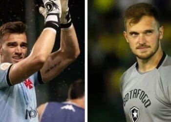 Léo Jardim, do Vasco, e Lucas Perri, do Botafogo