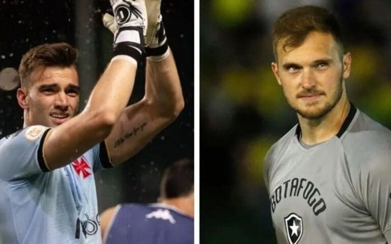 Léo Jardim, do Vasco, e Lucas Perri, do Botafogo