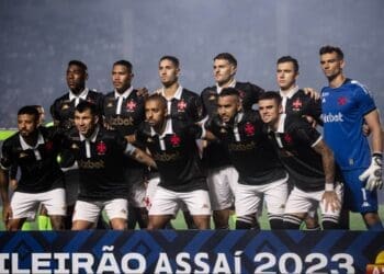 Jogadores do Vasco em São Januário