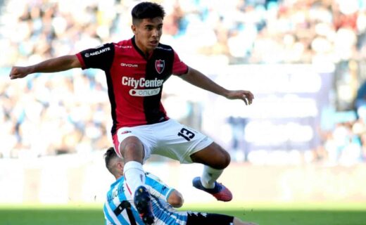 Juan Sforza com a camisa do Newell's Old Boys