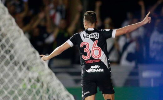 Lucas Piton durante o jogo contra o Resende