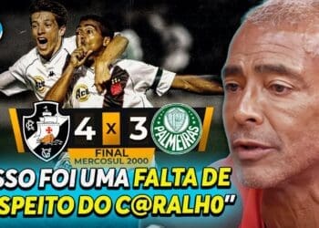 Romário conta que atleta do Palmeiras usou faixa de campeão durante o intervalo da final da Mercosul 2000; assista ao vídeo