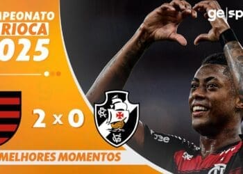 Assista aos principais lances de Flamengo 2 x 0 Vasco.