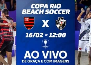 Beach Soccer: Acompanhe a final da Copa Rio entre Flamengo e Vasco