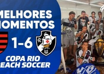 Beach Soccer: Assista ao vídeo com os principais lances de Flamengo 1 x 6 Vasco