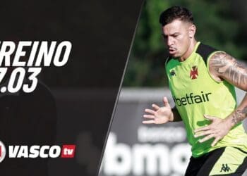 VascoTV exibe trechos do treinamento desta sexta-feira e entrevista com Hugo Moura; assista ao vídeo.