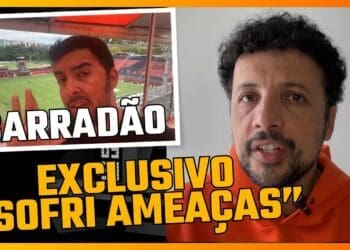 Erros cometidos por repórter na transmissão do embate entre Vasco e Athletico-PR geram ameaças de torcedores.