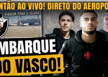 Acompanhe o embarque do Vasco para Fortaleza para a partida contra o Ceará.