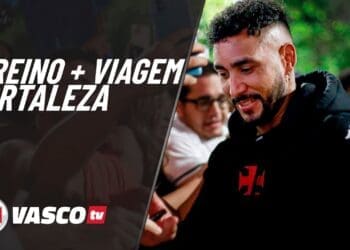 VascoTV exibe clipes do treino desta segunda-feira e da viagem para Fortaleza; confira.