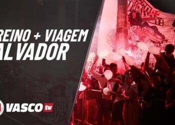 VascoTV exibe bastidores do treino e da viagem para Salvador; confira