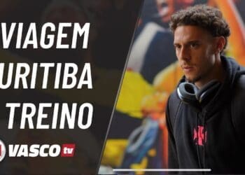 VascoTV exibe clipes do treino desta terça-feira e jornada para Curitiba; assista ao vídeo