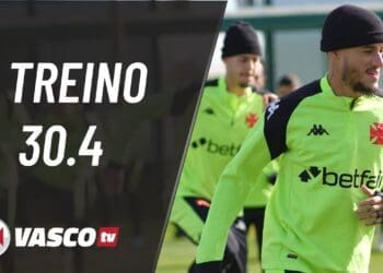 VascoTV divulga clipes do treino desta quarta-feira em Curitiba; confira