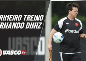 VascoTV exibe clipes do primeiro treino sob a liderança de Fernando Diniz no CT Moacyr Barbosa; assista ao vídeo