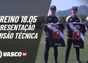 VascoTV divulga vídeo do treino deste domingo e apresentação da equipe técnica; confira