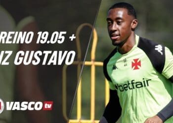 VascoTV exibe momentos do treino desta segunda-feira e conversa com Luiz Gustavo; assista ao vídeo