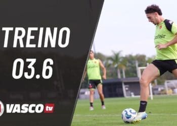 VascoTV exibe partes do treino desta terça-feira no CT Moacyr Barbosa; assista ao vídeo.
