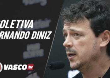 VascoTV lança a gravação completa da coletiva de imprensa com Fernando Diniz após São Paulo 1 x 3 Vasco