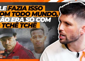 Tiago Volpi recorda desentendimento entre Fernando Diniz e Tchê Tchê no São Paulo; assista ao vídeo.