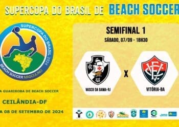 Partida Imperdível: Vasco e Vitória se Enfrentam na Semifinal da Supercopa do Brasil de Beach Soccer