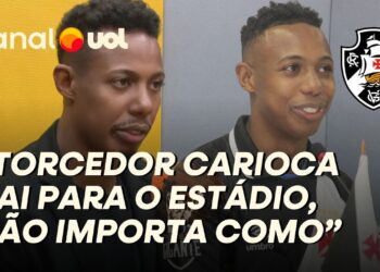 Wellington recorda sua experiência no Vasco: ‘Independentemente de onde o Vasco jogue, seja no Brasil ou no exterior, o estádio está sempre cheio’