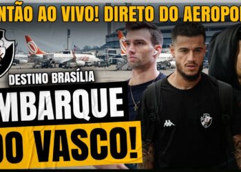 Acompanhe o embarque do Vasco para Brasília para o confronto contra o Botafogo.