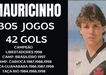 Clip revela os gols de Mauricinho vestindo a camisa do Vasco; confira!
