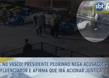 Confira a matéria do SBT sobre a ‘discussão’ entre Pedrinho e o influenciador.