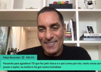 Edmundo compartilha suas expectativas para a partida Vasco x CSA; assista ao vídeo.