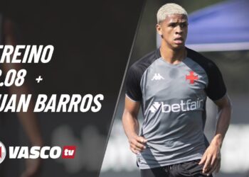 VascoTV divulga clipes do treino desta sexta-feira e bate-papo com Cauan Barros; assista ao vídeo