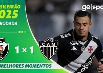 Reviva os principais lances de Vasco 1 x 1 Atlético-MG.