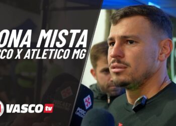 Confira a entrevista de Hugo Moura na zona mista após Vasco 1 x 1 Atlético-MG
