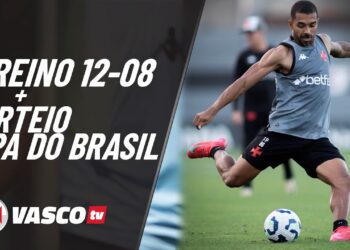VascoTV apresenta entrevista de Admar Lopes durante o sorteio da Copa do Brasil e clipes do treino desta terça-feira; assista ao vídeo.