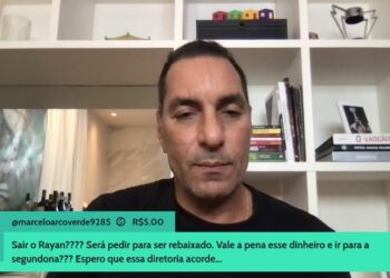 Edmundo comenta a despedida de João Victor do Vasco; assista ao vídeo.