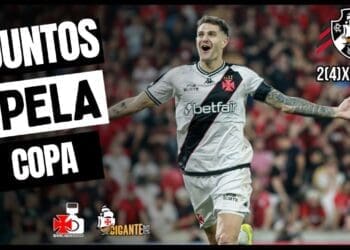 Bancada Vasco exibe a celebração da torcida vascaína na Arena da Baixada; assista ao vídeo