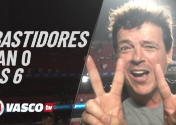 Veja os bastidores de Santos 0 x 6 Vasco no vídeo da VascoTV.