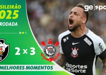 Confira os principais lances de Vasco 2 x 3 Corinthians.