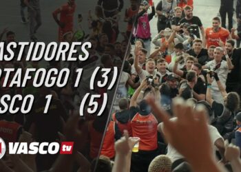 VascoTV mostra os bastidores de Botafogo 1 (3) x (5) 1 Vasco: detalhes do jogo e emoções dos jogadores