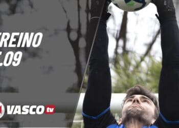 VascoTV exibe trechos do treino deste sábado no CT Moacyr Barbosa.