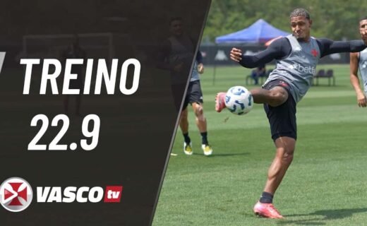 Treinamento de futebol do Vasco.